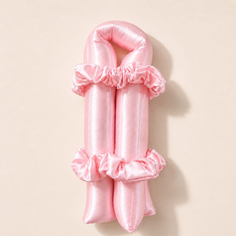 Baby Pink Heatless Curler