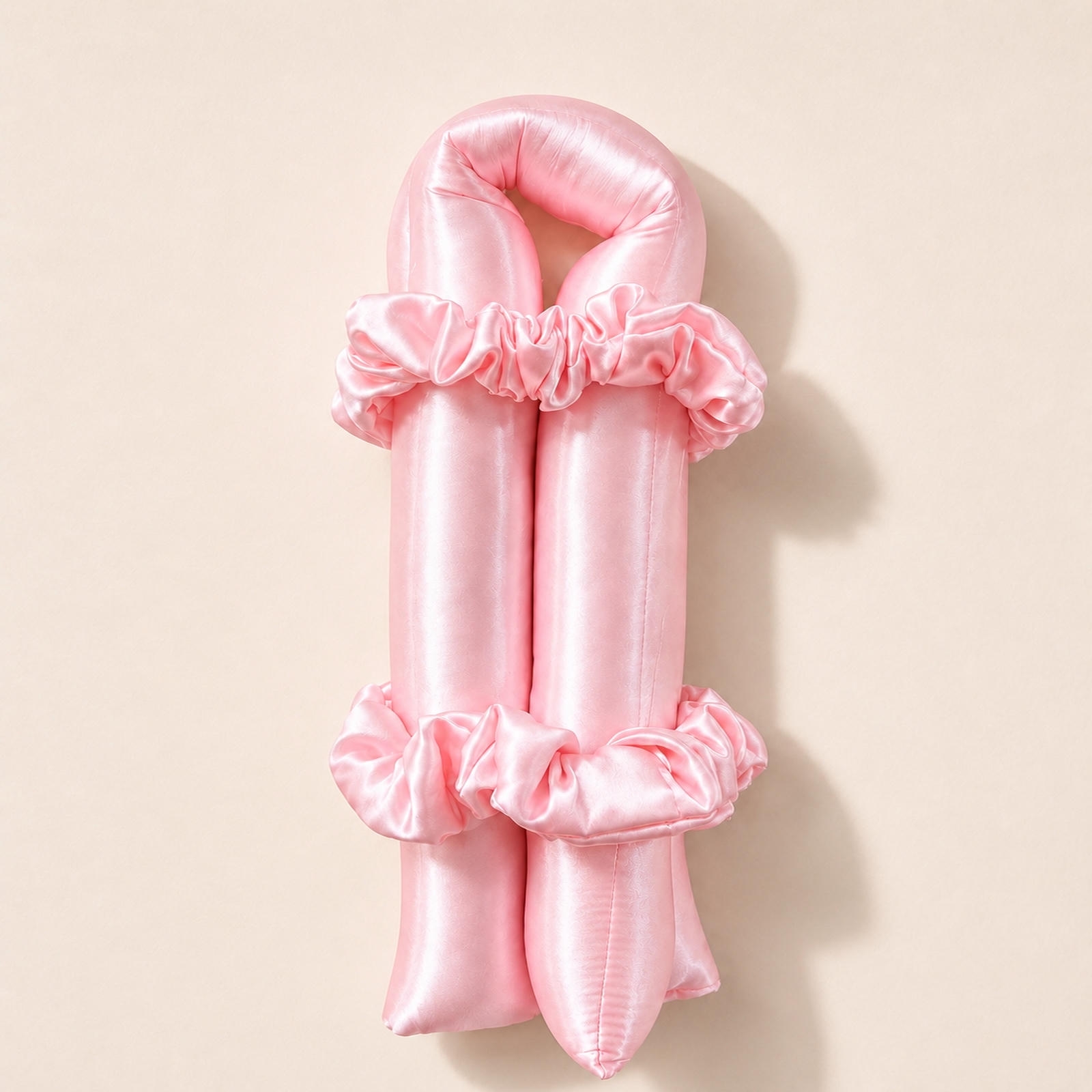 Baby Pink Heatless Curler